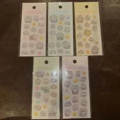 24時間以内発送 ちいかわベビー ミニミニぷっくりシール 5種セット