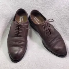 ドンキPBブランド en bridge 高級ビジネスシューズ 革靴 茶 26cm