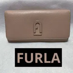 FURLA フルラ 長財布 レザーピンクベージュ