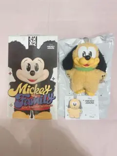 POPMART ミッキーファミリー ぬいぐるみ キーチェーン プルート