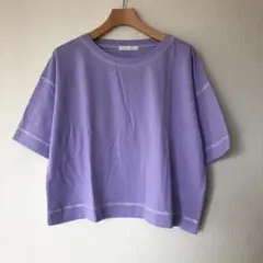 未使用新品■エヘカソポ■半袖Tシャツ■レディース■M■SM2■パープル無地のサムネイル