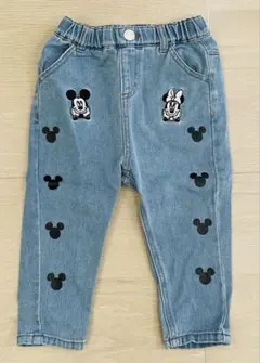 しまむら リトシー ディズニー ミッキー ミニー デニム ロングパンツ