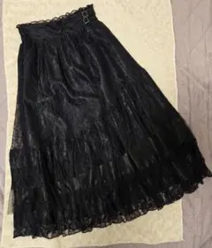 ★ axesfemme ボリュームフリルレーススカート