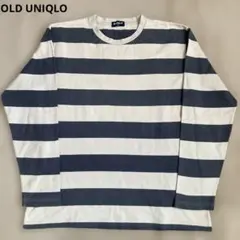 90s OLD UNIQLO オールドユニクロ ロンT ボーダー y2k 古着