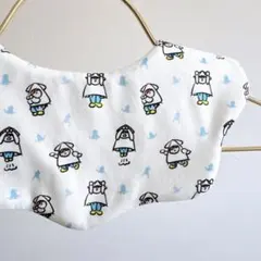 いか踊りb もくもくスタイ ハンドメイドスタイ　よだれかけ