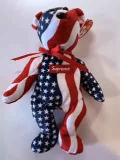 ○【新品】Supreme ty Beanie Baby Flag クマぬいぐるみ - メルカリ