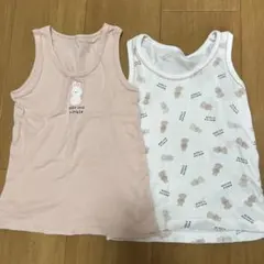 女の子向けタンクトップ 2枚セット 100cm