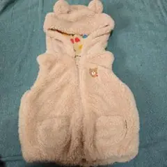 ミキハウスHOT BISCUITS ボアベスト Mサイズ(80～90cm)