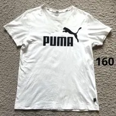 PUMA プーマ 半袖Tシャツ 160 ホワイト ロゴTのサムネイル