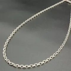 シルバー 925 チェーン ネックレス 45cm シンプル 喜平 S925 純銀