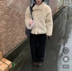 nuguのボアカラージャケット