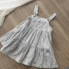 SHIPS KIDSストライプ サロペットスカート90cmのサムネイル