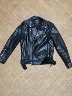【美品】ZARA ダブル ライダース ジャケット ブラック Mサイズ