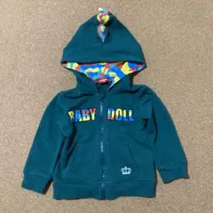 BABY DOLL カラフル恐竜パーカー 90サイズ