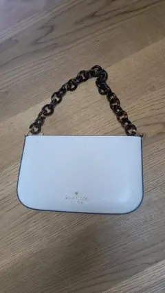 新品未使用 ケイトスペード マディソン べっ甲レジン チェーントート