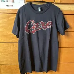 黒ストーン装飾Tシャツ Carp