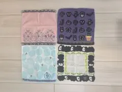 ANNA SUI アナスイ タオルハンカチ 4枚セット