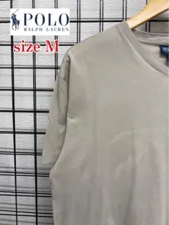 POLO Ralph Lauren ポロラルフローレン　Tシャツ　ベージュ　刺繍