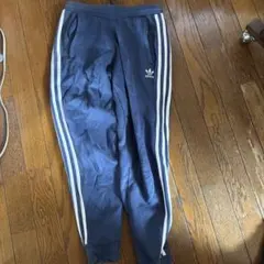 adidas 3本ライン Lサイズ ネイビー