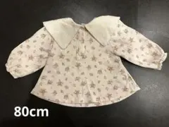 花柄長袖シャツ 80サイズ