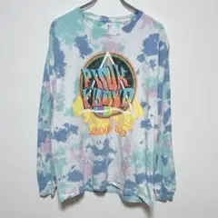 ピンク・フロイド　ロングスリーブ　タイダイTシャツ　バンドTシャツ　ミュージック
