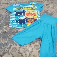 アンパンマン　半袖パジャマ　腹巻き付き　90cm