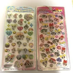 【正規品】うるちゅるPOPシールプチドロップステッカー パワーパフガールズセット