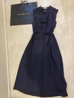 新品タグ付き】AVENIRETOILE ギャザー切替ワンピース 36 - メルカリ