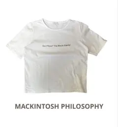 MACKINTOSH PHILOSOPHY ロゴTシャツ ホワイト 38のサムネイル