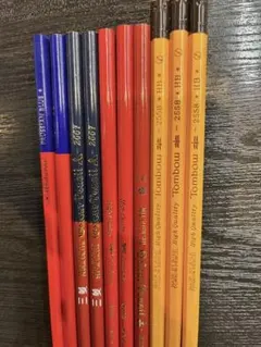 新品訳あり赤青鉛筆　赤鉛筆　消しゴム付き鉛筆　10本　えんぴつ　三菱　トンボのサムネイル