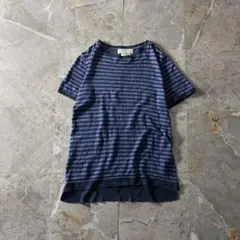 Linen 100% Striped s/sTee Archive Grunge