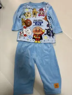 アンパンマン ベビーパジャマ 水色 90cm