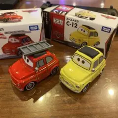 カーズ ミニカー ルイジ2体セット レスキューゴーゴーとC12
