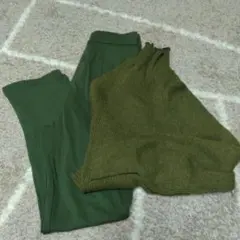 Kastane　ハイネックリブニットとパンツセット