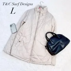 タウン&カントリーサーフデザインズ/ダウンジャケット/ベージュ