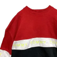 FAUO ロゴ スウェット 赤 トミーヒルフィガー トミージーンズ ブランド