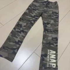ANAP 130センチ　迷彩柄 ロングパンツ