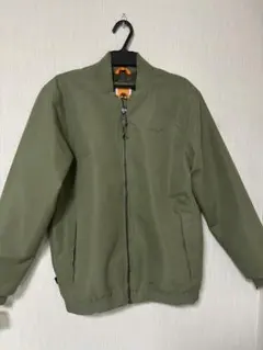 オリーブグリーン ジップアップジャケット