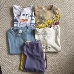 90サイズTシャツ4枚、95サイズズボンセットのサムネイル