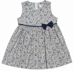 新品未使用moo non non 花柄ノースリーブワンピース 80 90