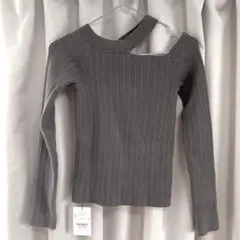 LIP SERVICE リブニット 長袖 ココアブラウン