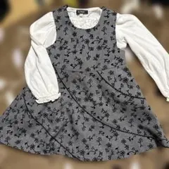 子供　ワンピースとTシャツセット売り　100センチ