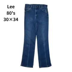 1980's Lee 202 USA製 30×34 フレア デニムパンツ