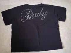 レア　Rady ラインストーン ロゴ Tシャツ ブラック