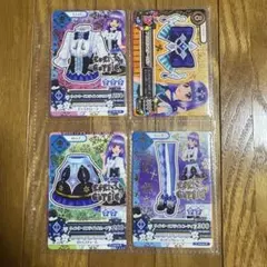 アイカツ　カード　ウィンタースプライトコーデ　氷上スミレ　４枚