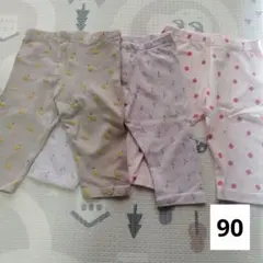 442 レギンス レモン いちご さくらんぼ 女の子 90 ズボン