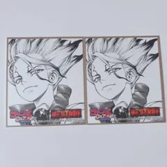 ジャンプフェア 2021 アニメイト 色紙 Dr.STONE 石神千空 2枚