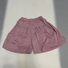 ピンク コットン ハーフパンツ
