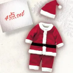120 男の子用　早めの準備 サンタコスチューム 男女兼用 クリスマス　コスプレ