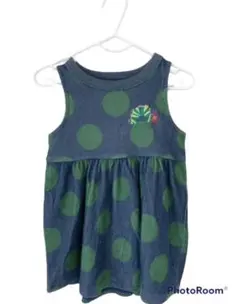 グラニフ/はらぺこあおむし水玉ワンピース　90㎝